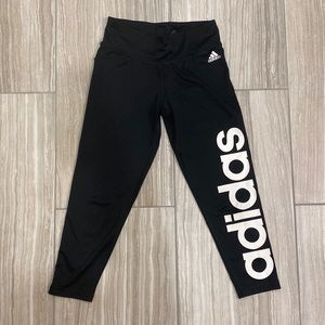 Adidas Capri Leggings Black in size small